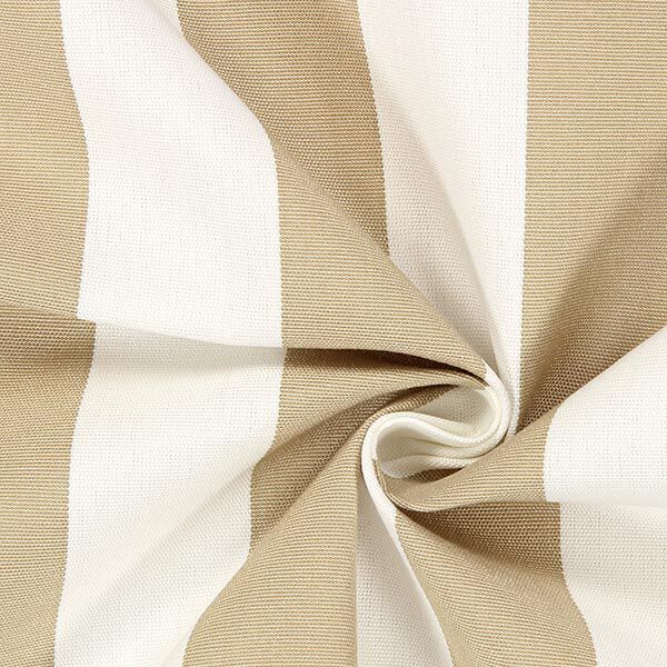 Tessuto per tende da sole righe Toldo – bianco/beige,  image number 2