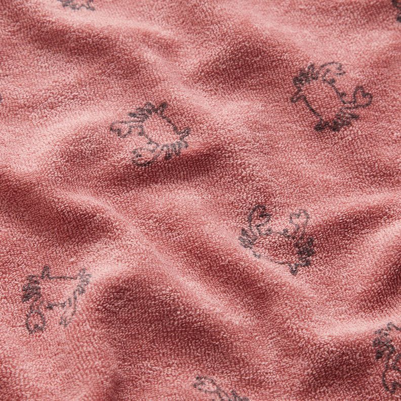 Maglia in spugna Granchi – rosa antico scuro,  image number 2