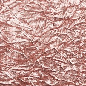 velluto stretch stropicciato – rosa anticato, 