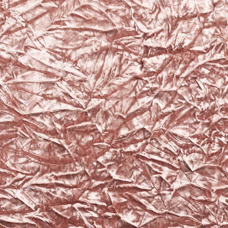 velluto stretch stropicciato – rosa anticato,  image number 1