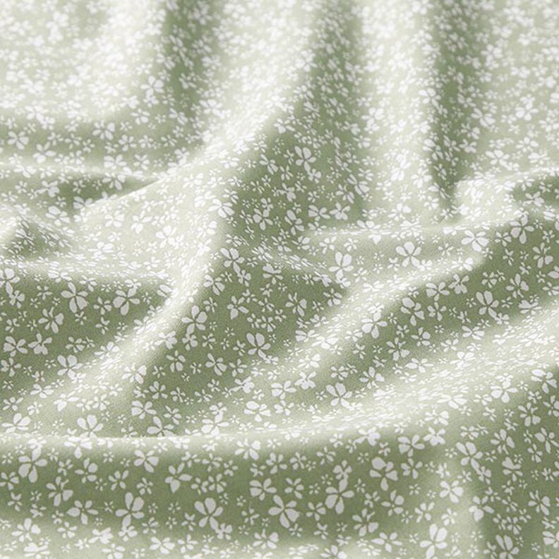 tessuto in cotone cretonne fiorellini – cachi,  image number 2