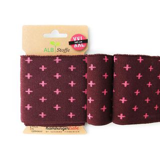 GOTS tessuto in maglia bio per bordi e polsini CUFF ME ICON [140 cm | 8 cm] | Albstoffe, 