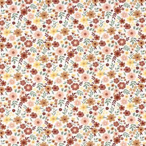 jersey di cotone mare di fiori – avorio/rosa antico chiaro, 