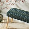 velluto arredo Eleganti ventagli – petrolio,  thumbnail number 8