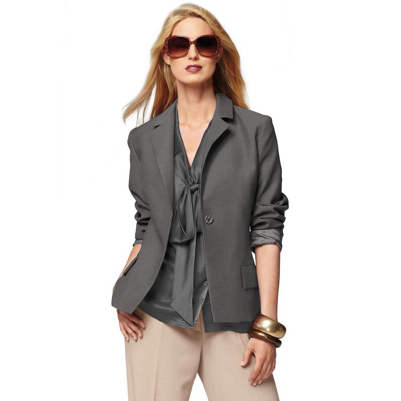gabardine bi-stretch – grigio ardesia,  image number 6