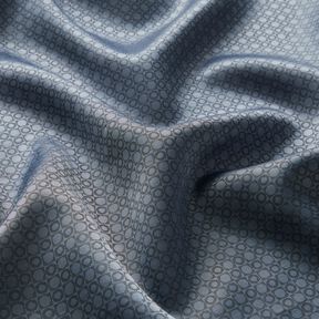 tessuto per fodere Jacquard Quadretti e pois – blu acciaio, 