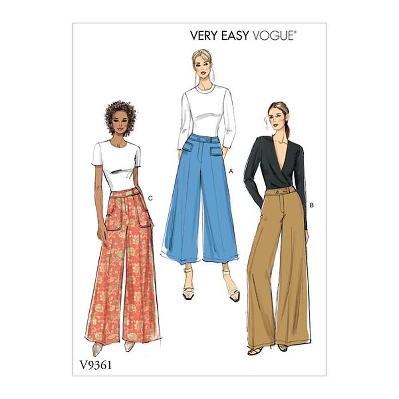 pantaloni, Vogue 9361 | 32-40,  image number 1