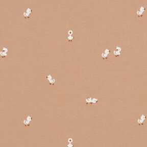 jersey di cotone Pulcino – marrone chiaro, 