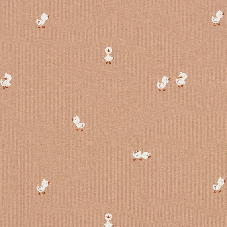 jersey di cotone Pulcino – marrone chiaro, image number 1