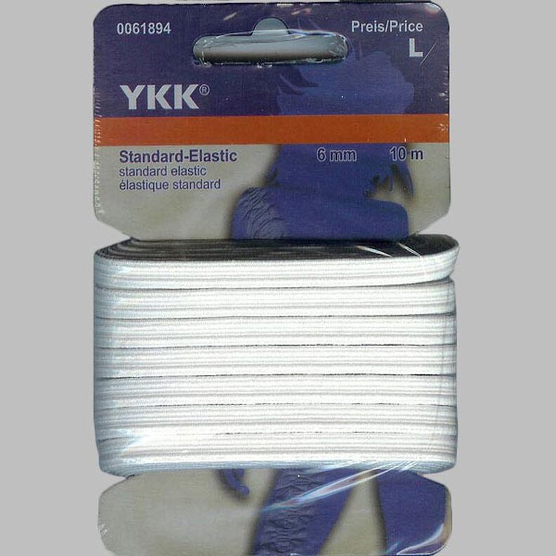 Elastico standard [10m] – bianco | YKK,  image number 1