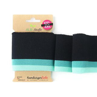 GOTS tessuto in maglia bio per bordi e polsini CUFF ME COLLEGE [140 cm | 7,5 cm] | Albstoffe, 