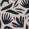 tessuto arredo gobelin Piante astratte – beige chiaro/nero,  thumbnail number 6