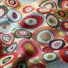 tessuto arredo gobelin Cerchi colorati – beige chiaro/rosso carminio,  thumbnail number 2