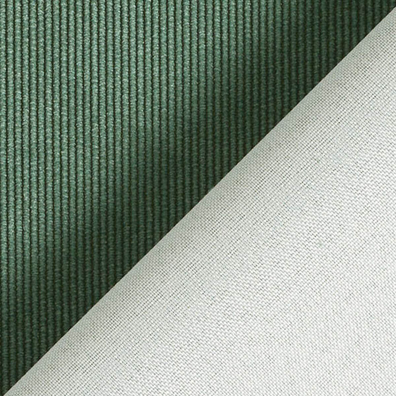 tessuto da tappezzeria velluto a costine – verde scuro | Resto 90cm,  image number 3