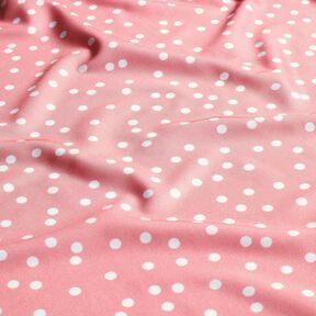 tessuto per costumi da bagno UPF50 piccoli pois – rosa/bianco, 