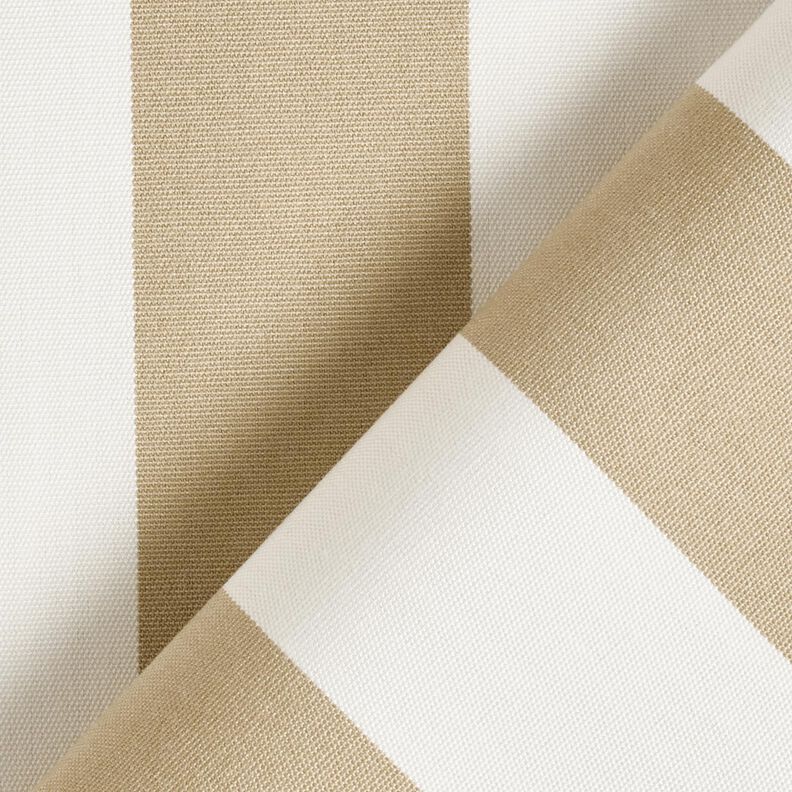 tessuti da esterni tessuti canvas Rigato – beige scuro/avorio,  image number 4