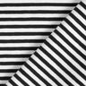 jersey di cotone righe sottili – nero/bianco,  thumbnail number 4