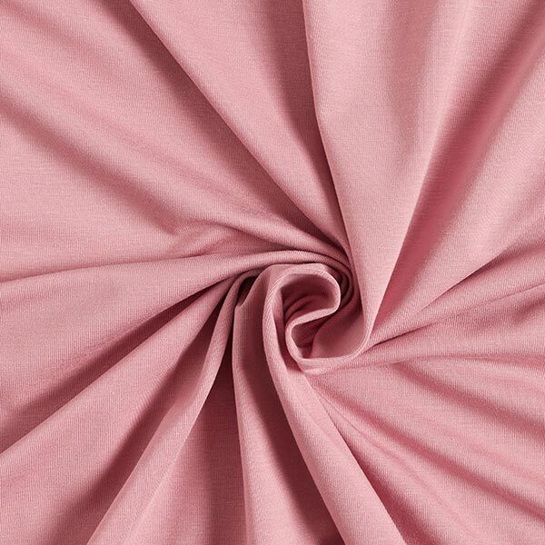 bambù jersey di viscosa tinta unita – rosa anticato,  image number 1