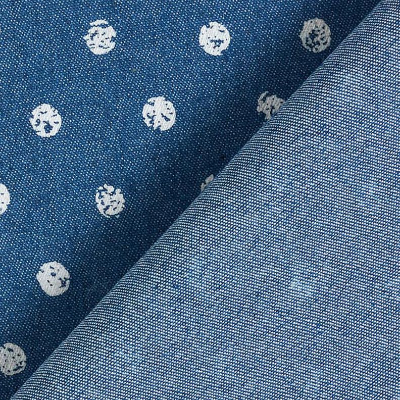 Puntini in Denim elasticizzato – colore blu jeans,  image number 4
