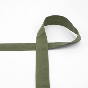 Fettuccia elastica (piega in gomma) opaca [20 mm] – cachi, 