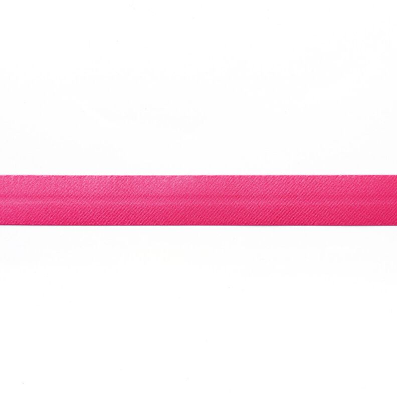 Nastro in sbieco satin [20 mm] – rosa fucsia acceso,  image number 1