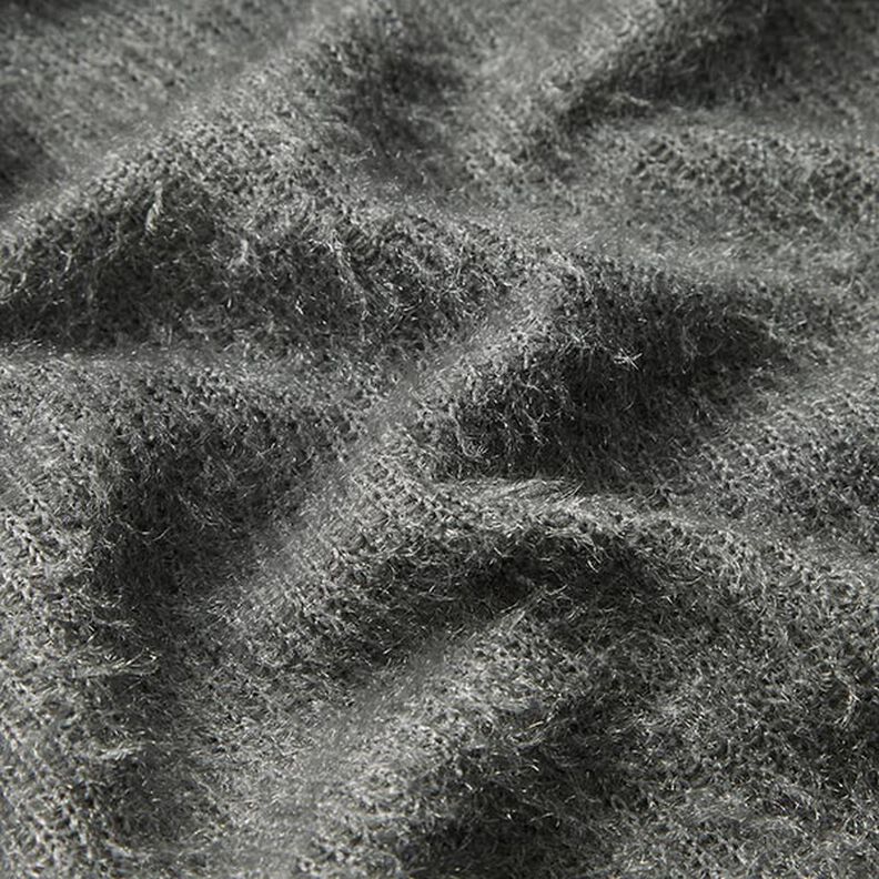 Tessuto a maglia soffice – argento anticato,  image number 2