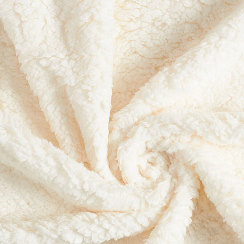 Sherpa tinta unita – bianco lana,  image number 3