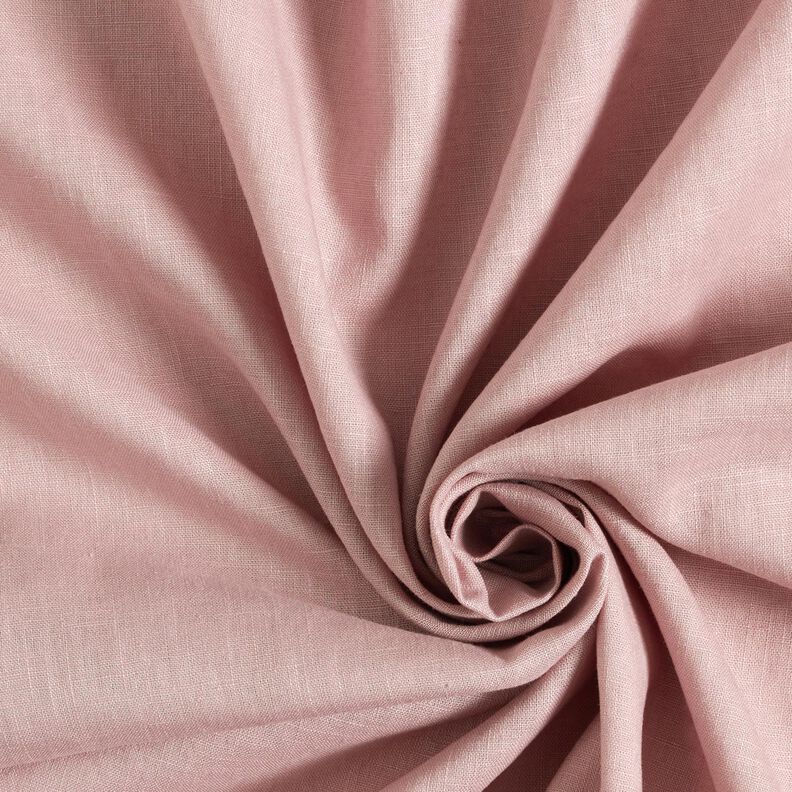 Leggero misto lino prelavato – rosa antico chiaro,  image number 1