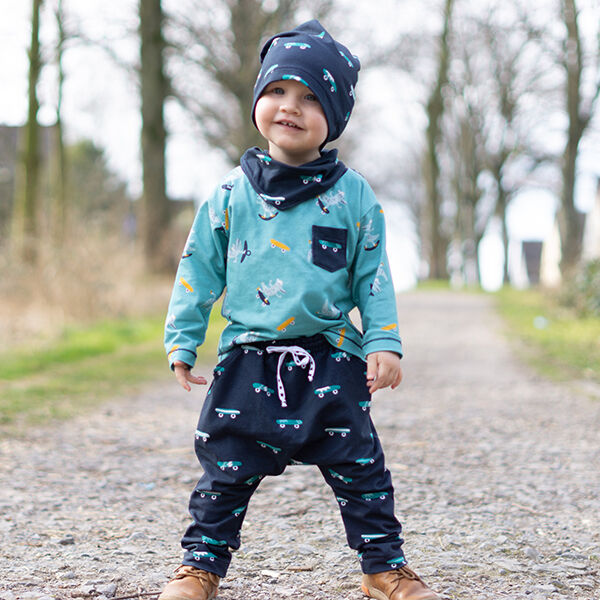 pantalone con elastico in vita per bambini , Burda 9342 | 92 - 122, image number 8