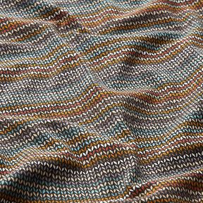 jersey di cotone Modello lavorato a maglia – nero, 