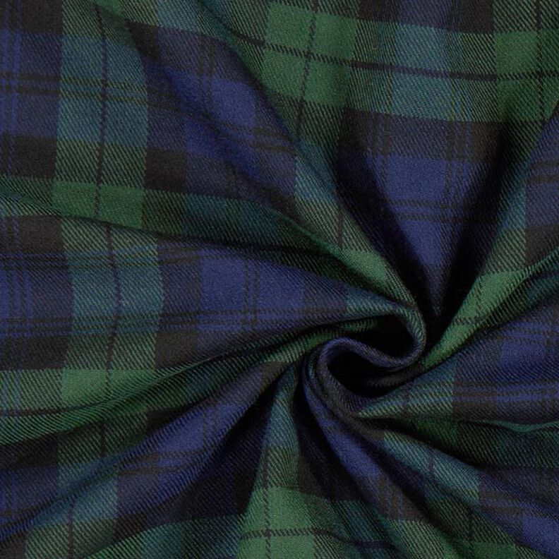 quadri scozzesi stretch – blu marino/verde,  image number 2