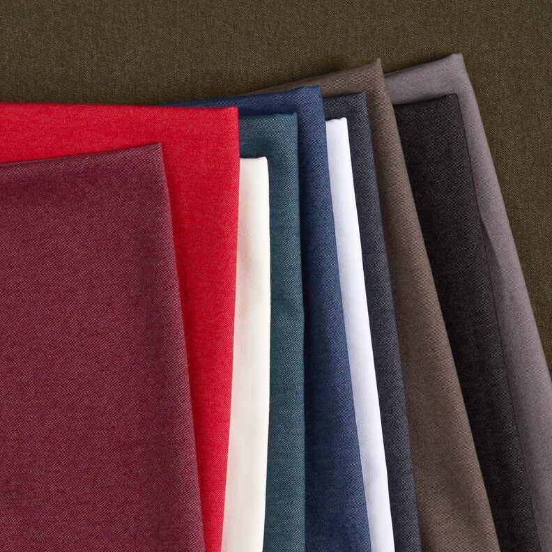 Denim stretch in misto cotone medio – rosso,  image number 4