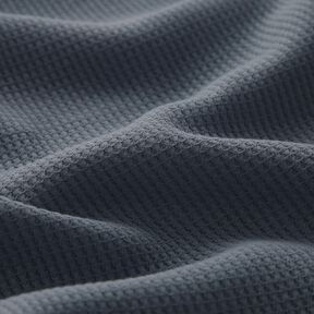 Jersey a nido d’ape tinta unita – grigio, 