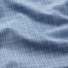 Tessuto per camicie a quadretti fini – bianco/colore blu jeans,  thumbnail number 2
