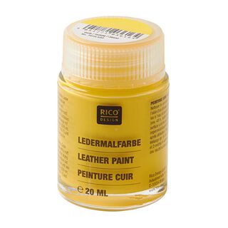 colore per dipingere su pellame [20 ml] | RICO DESIGN - giallo, 