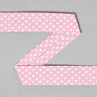 Nastro in sbieco pois (20 mm) 14 – rosa chiaro, 