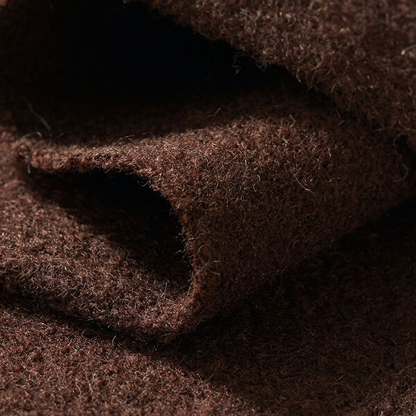 loden follato in lana – marrone scuro,  image number 4