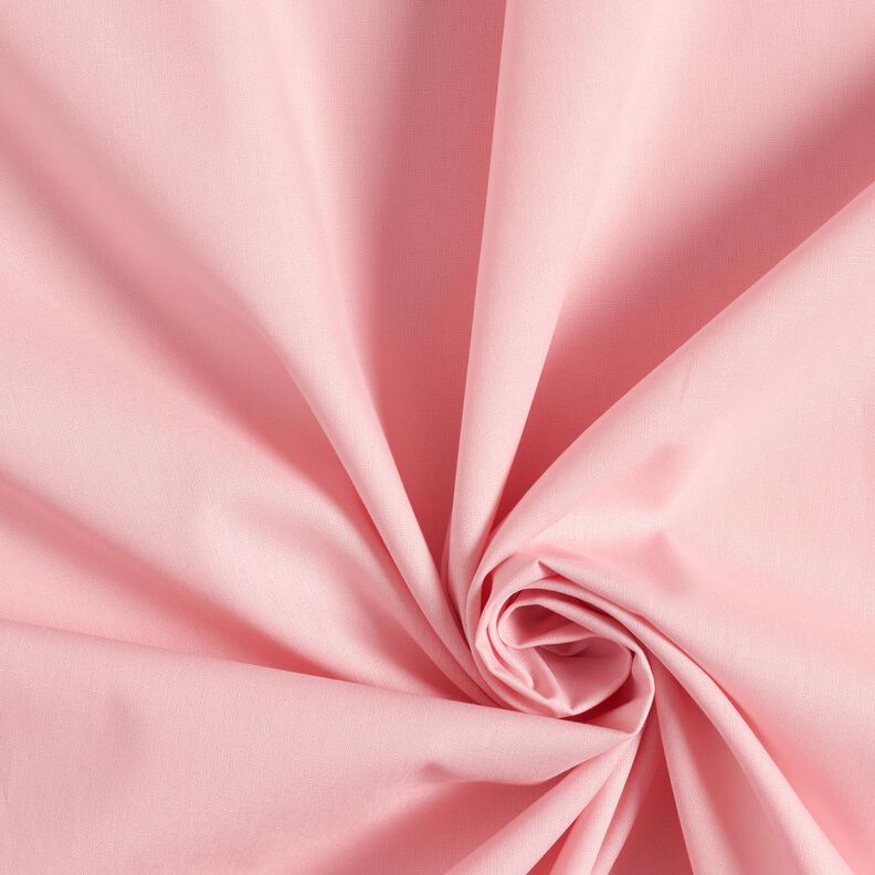 popeline di cotone tinta unita – rosa chiaro,  image number 1