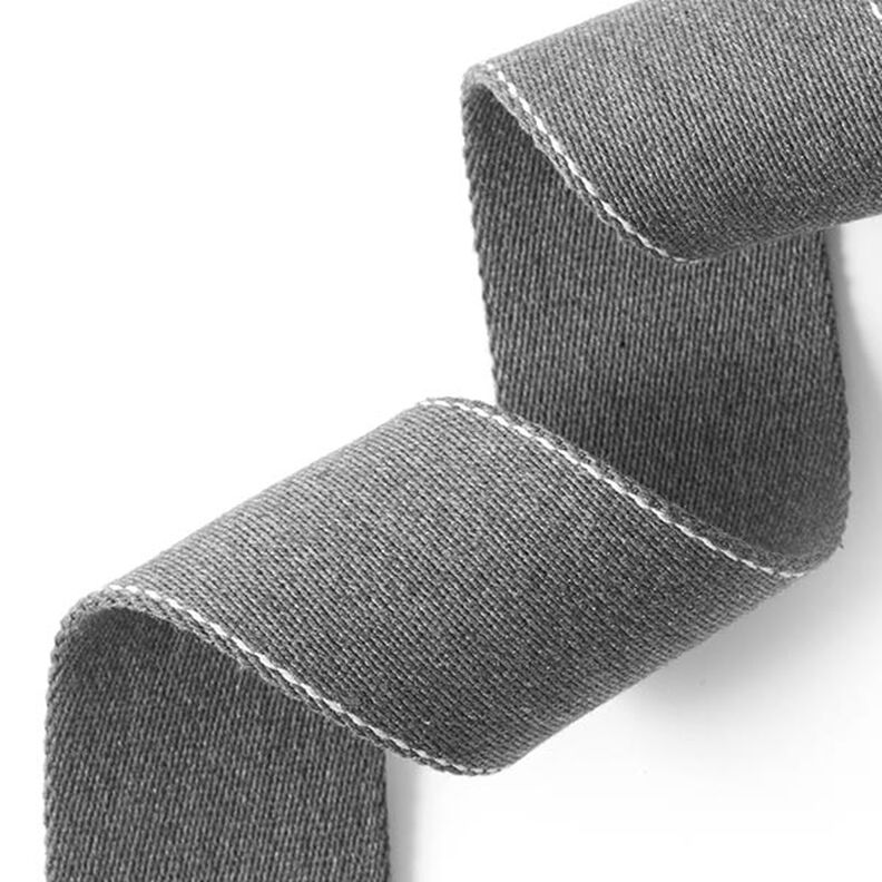 nastro gros-grain per borse, riciclato - grigio,  image number 2