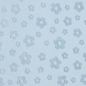 Maglia in spugna fiori – blu-argento, 