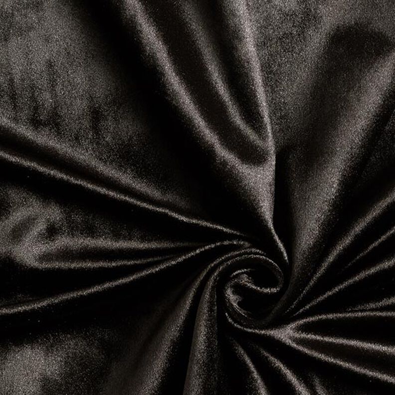 tessuto arredo velluto – nero,  image number 1