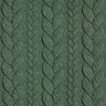 Jersey jacquard, cloqué, motivi a treccia – verde scuro,  thumbnail number 1