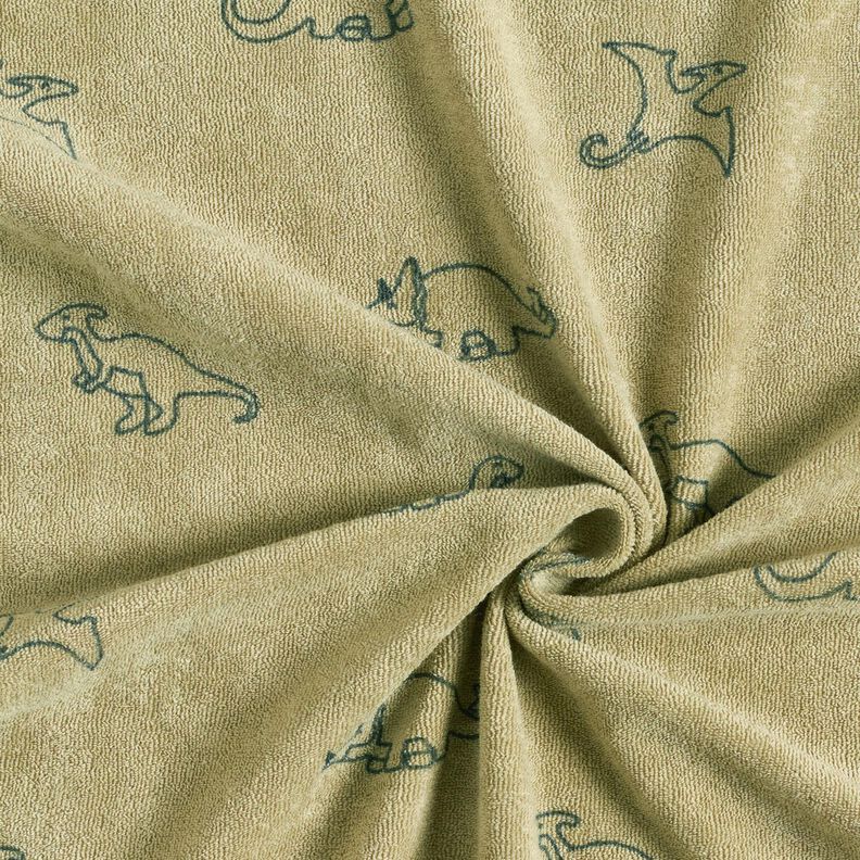 Maglia in spugna Dinosauri – greige,  image number 3