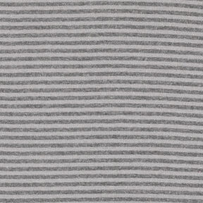 tessuto per polsini Righe tubolari – argento/grigio scuro, 