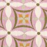 tessuto arredo tessuti canvas Aspetto ricamato grande – violetto pastello/beige chiaro,  thumbnail number 1