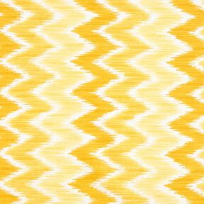 cotone rivestito, stampa ikat – giallo/bianco, 