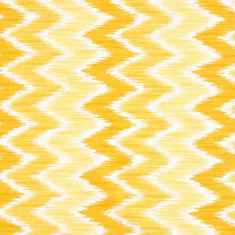 cotone rivestito, stampa ikat – giallo/bianco,  image number 1