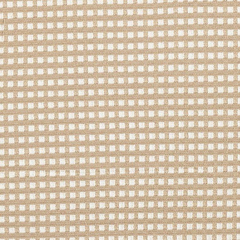 Tasche in misto viscosa jersey jacquard – beige/bianco,  image number 1
