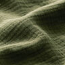 mussolina / tessuto doppio increspato – verde oliva,  thumbnail number 5