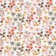 tessuto in cotone cretonne fiori in filigrana – arancione/bianco,  thumbnail number 1